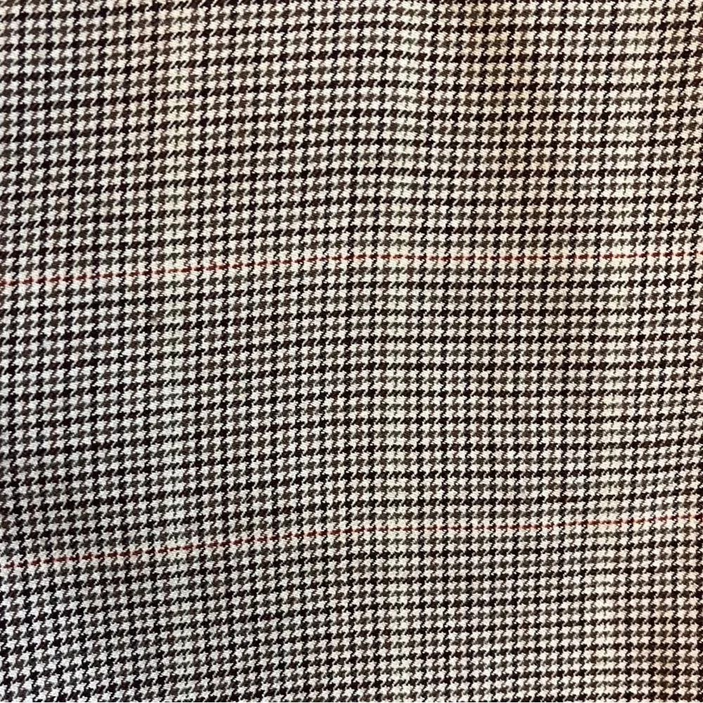 Talbots Signature Flare Wool Window Pane Plaid Wide Leg Trousers - Picture 11 of 14